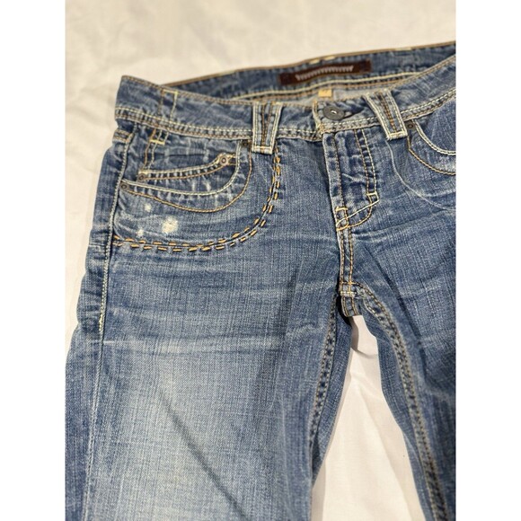 Y2K 2000s Yanuk Jeans Women's Mirage Flared Bootcut Size 27 Vintage EUC Low Rise - Picture 6 of 16